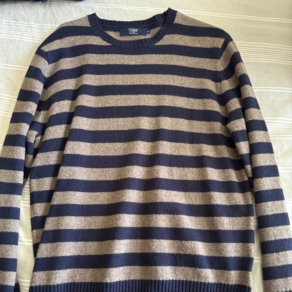 J Crew striped sweater